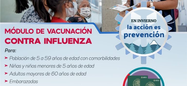 SSM anuncia vacunas contra la influenza en Cuautla, Yecapixtla y Axochiapan